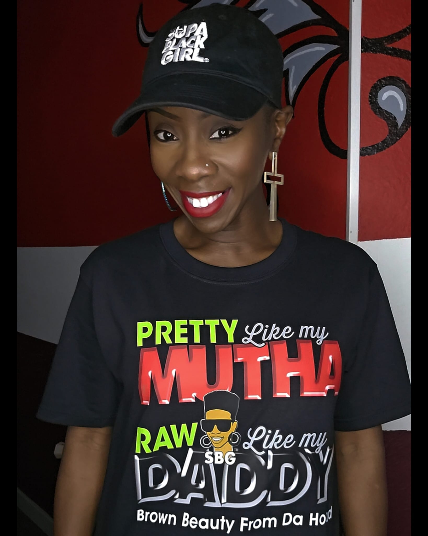 Pretty Like My Mutha, Raw Like My Daddy T-shirt