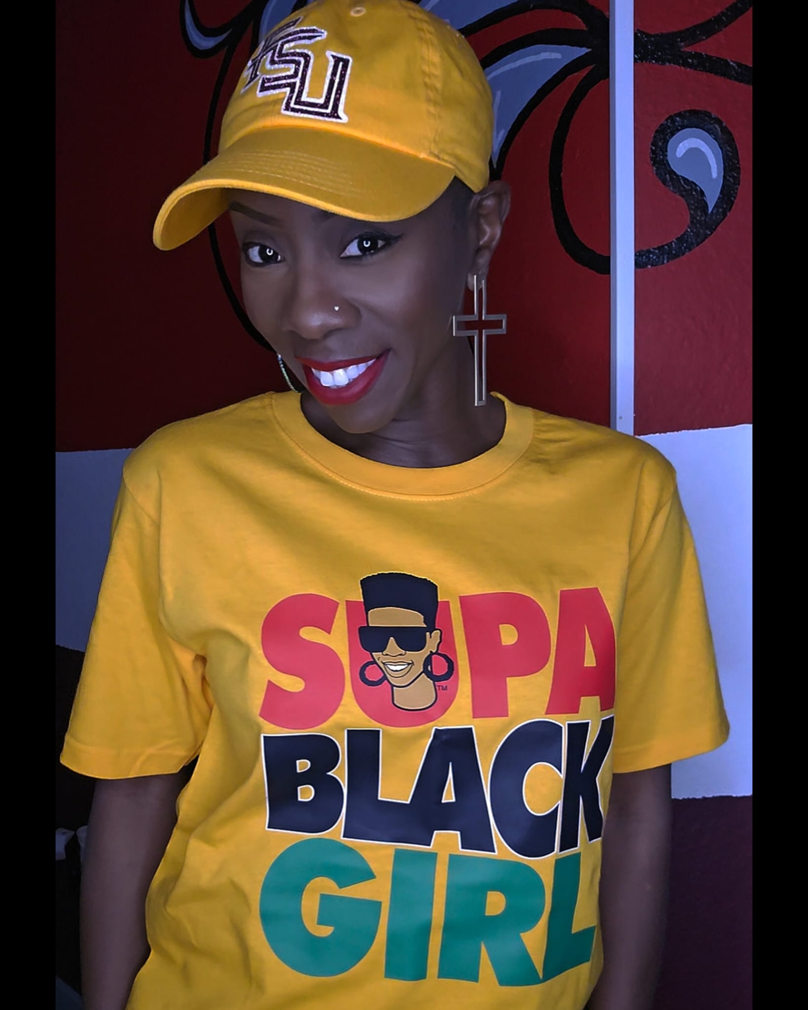 SupaBlackGirl Gold T-shirt