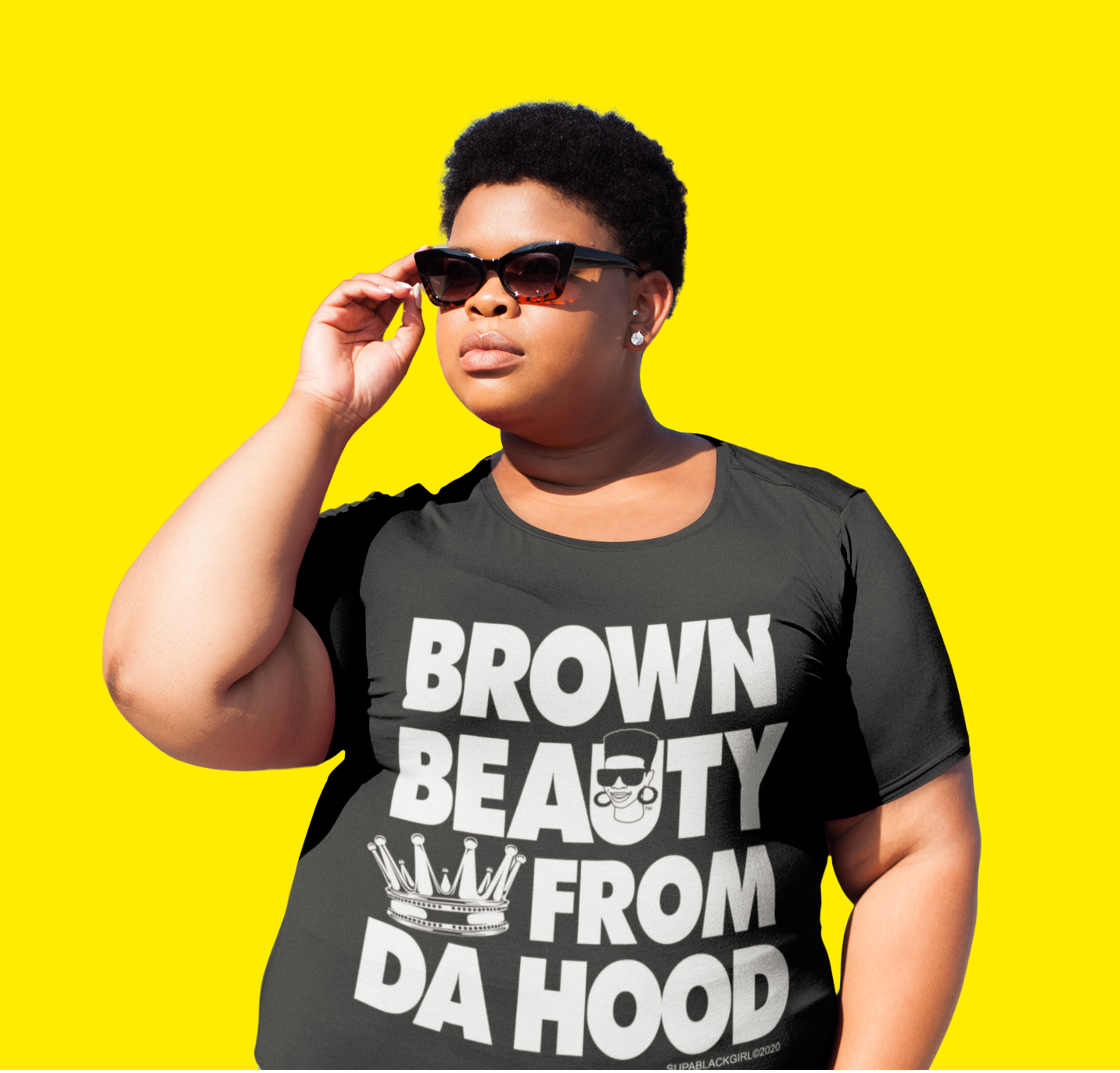 Brown Beauty From Da Hood T-shirt